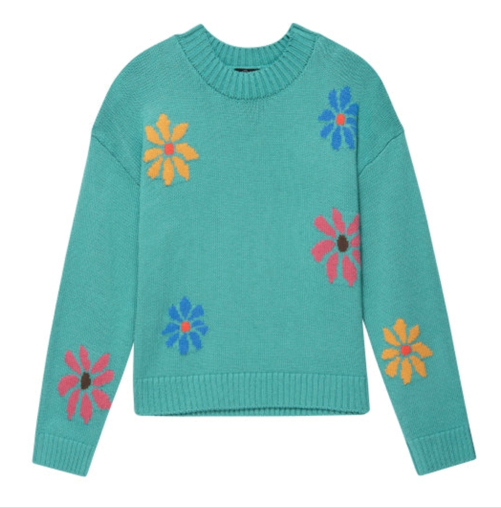 RAILS Zoey Multi Flowers Sweater Size M